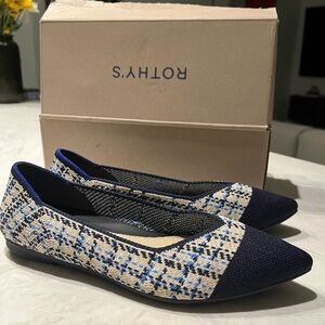 Rothy’s flat shoes. Never worn, I ordered them online.